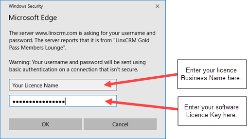 How to log in